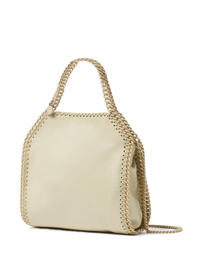 Stella Mccartney Mini Shoulder Bag With Whipstitch Detail And Chain Strap
