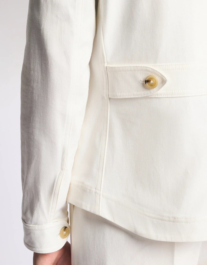 Fay Shirt Jacket With Distinctive Hook Closure