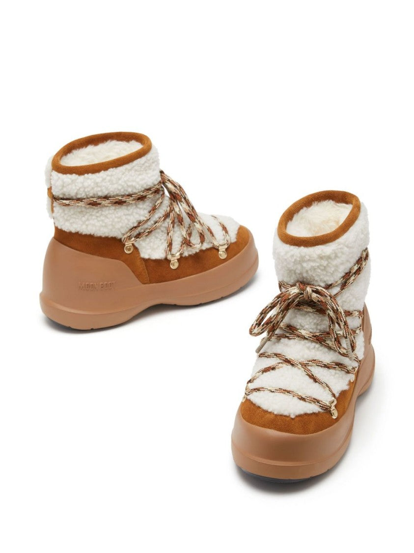 Moon Boot Moon Boot Ankle Boots With Shearling