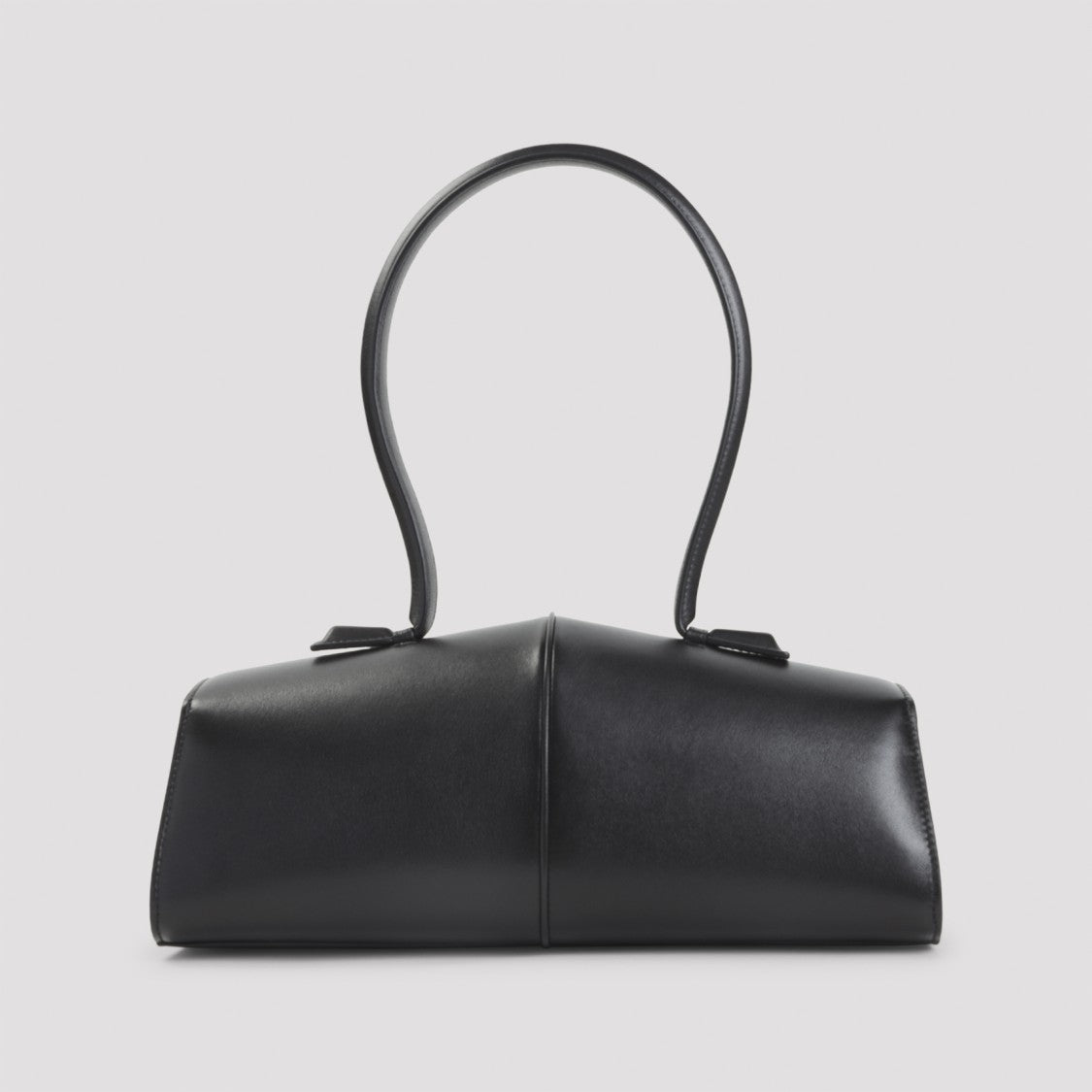 Jil Sander Structured Ovine Leather Shoulder Bag