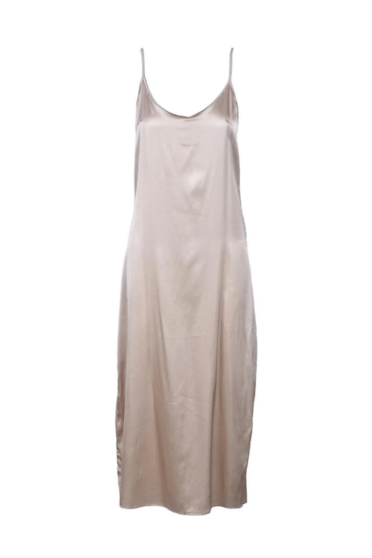 Wild Cashmere Slip Dress - Beige