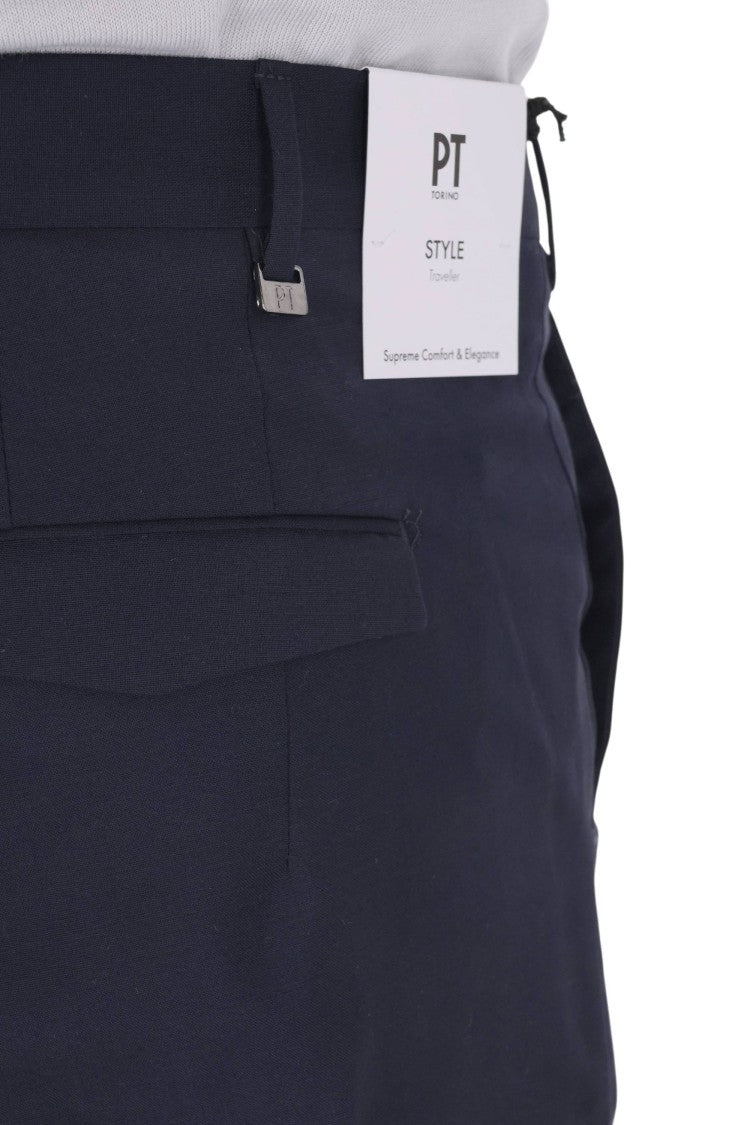 Pt Torino Master Fit Travel Wool Formal Pants
