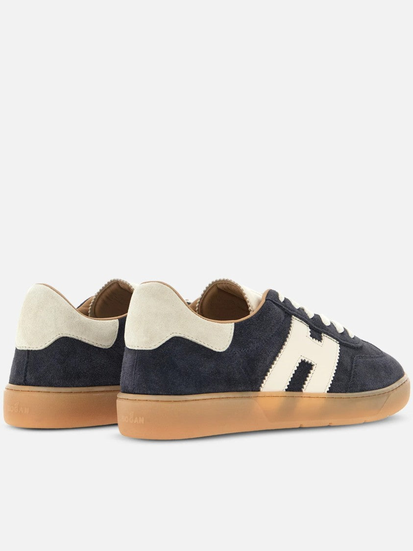 Hogan Low-Top Suede Sneakers With Contrasting Accents