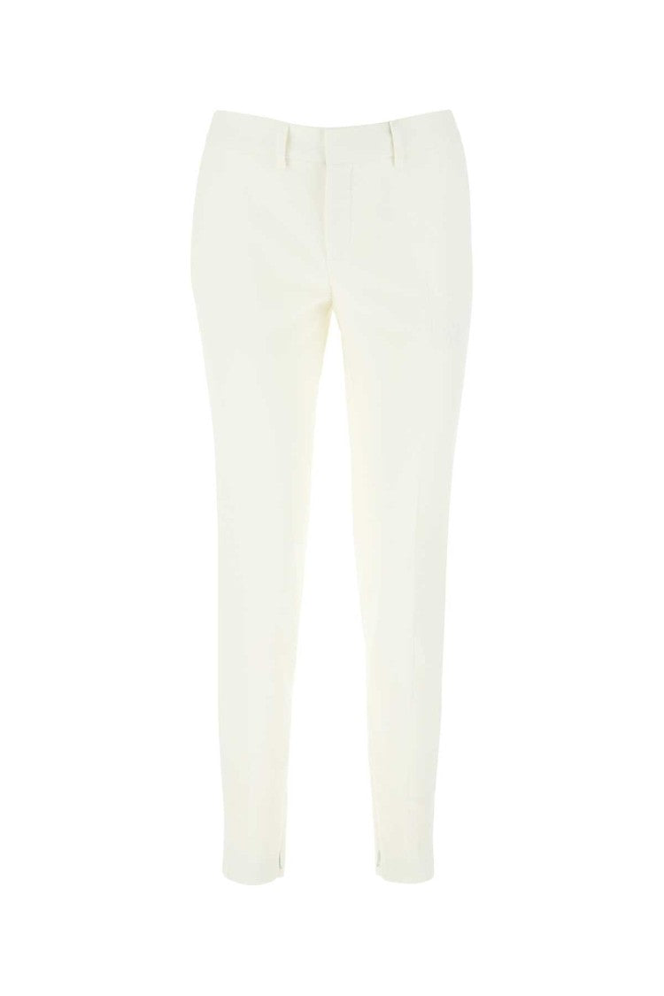 Saint Laurent Ivory Wool Pant
