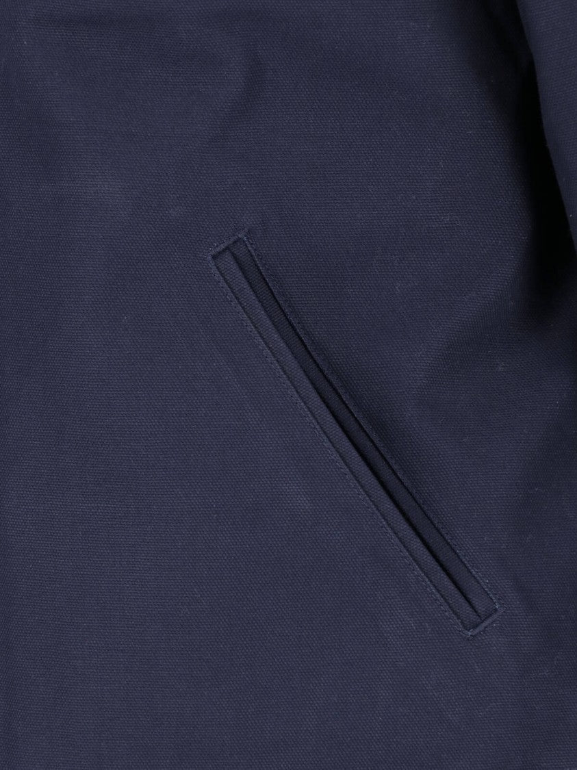 Carhartt Wip Blue Og Detroit Cotton Zip-Up Jacket