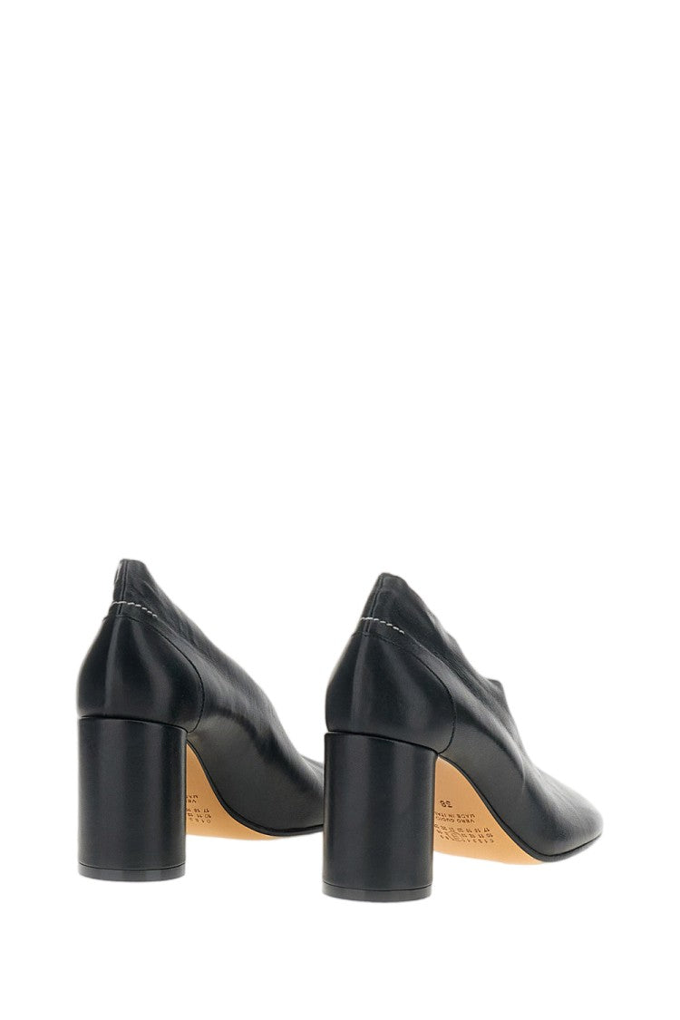 Mm6 By Maison Margiela Anatomic Nappa Leather Court Pumps With Cylindrical Heel