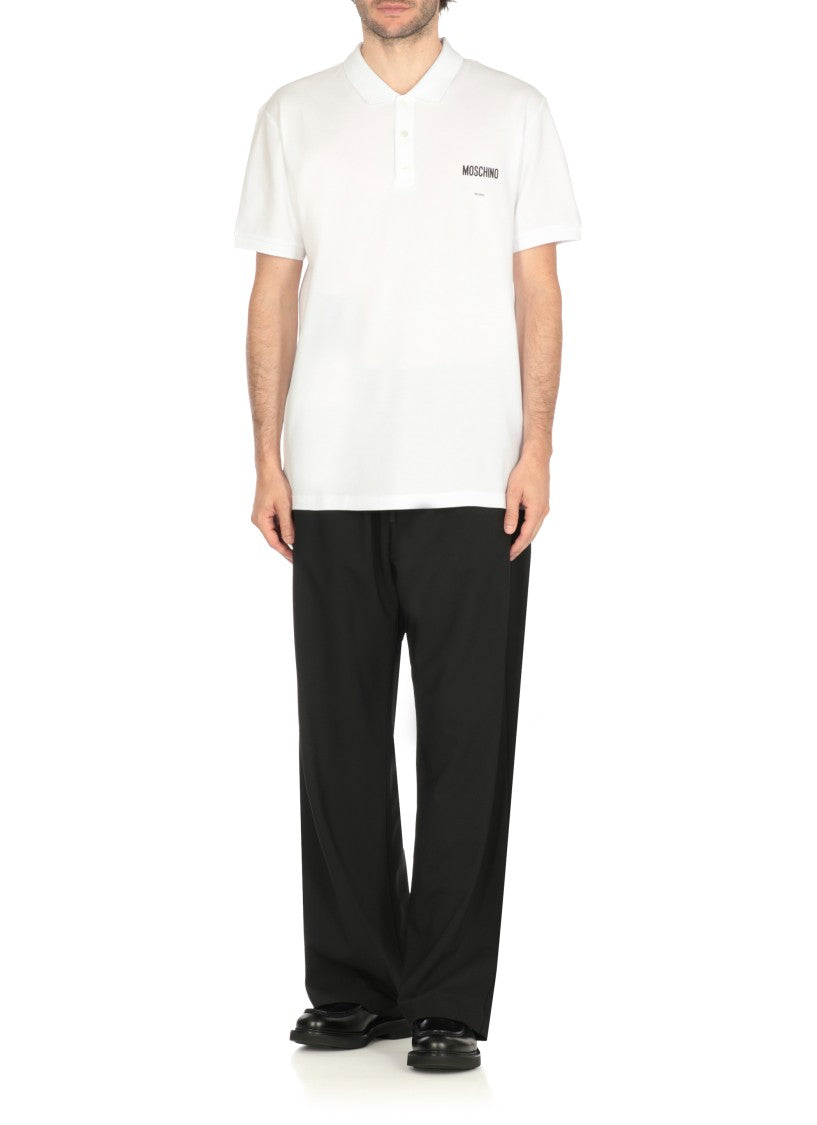 Moschino Cotton Three-Button Polo Shirt