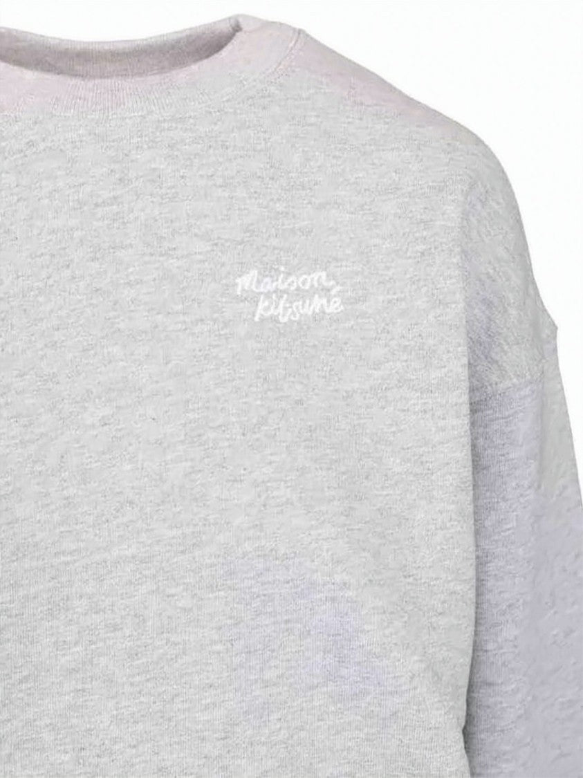 Maison Kitsuné Long-Sleeve Cotton Tunic Top