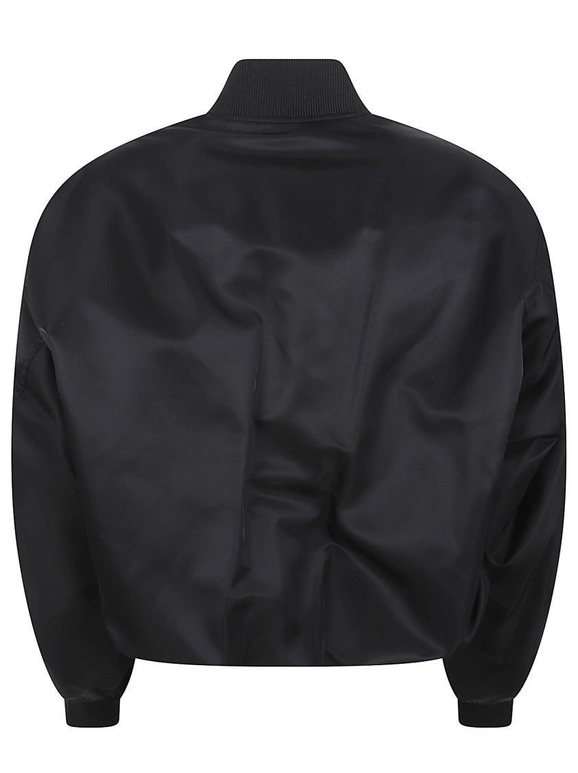 Givenchy Cocoon Silhouette Black Bomber Jacket