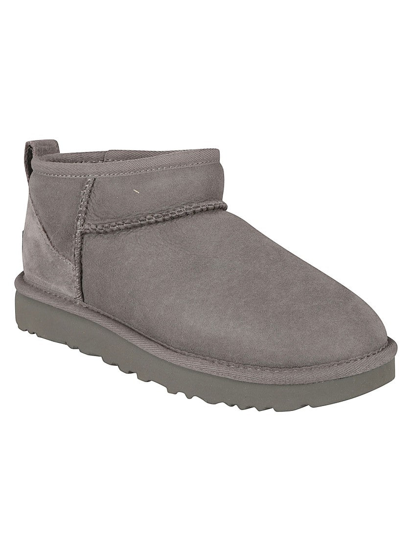 Ugg Suede Ankle Boots With Textured Grip Sole