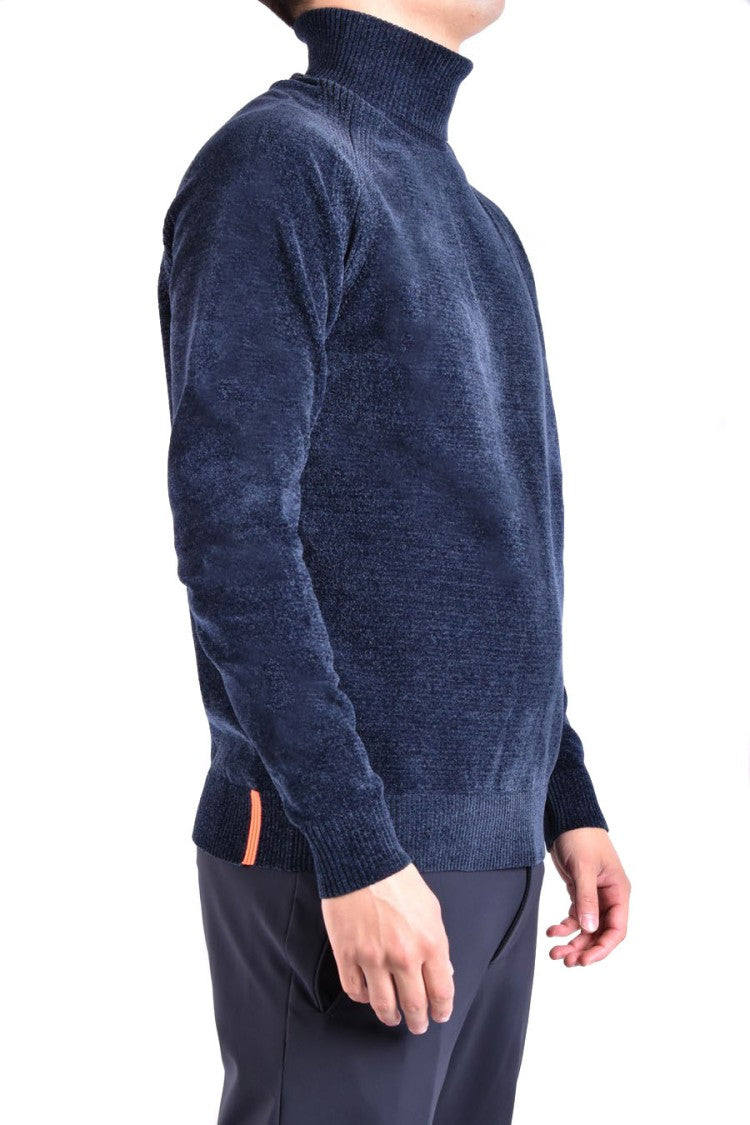 Rrd High Neck Blue Knitwear Long Sleeves