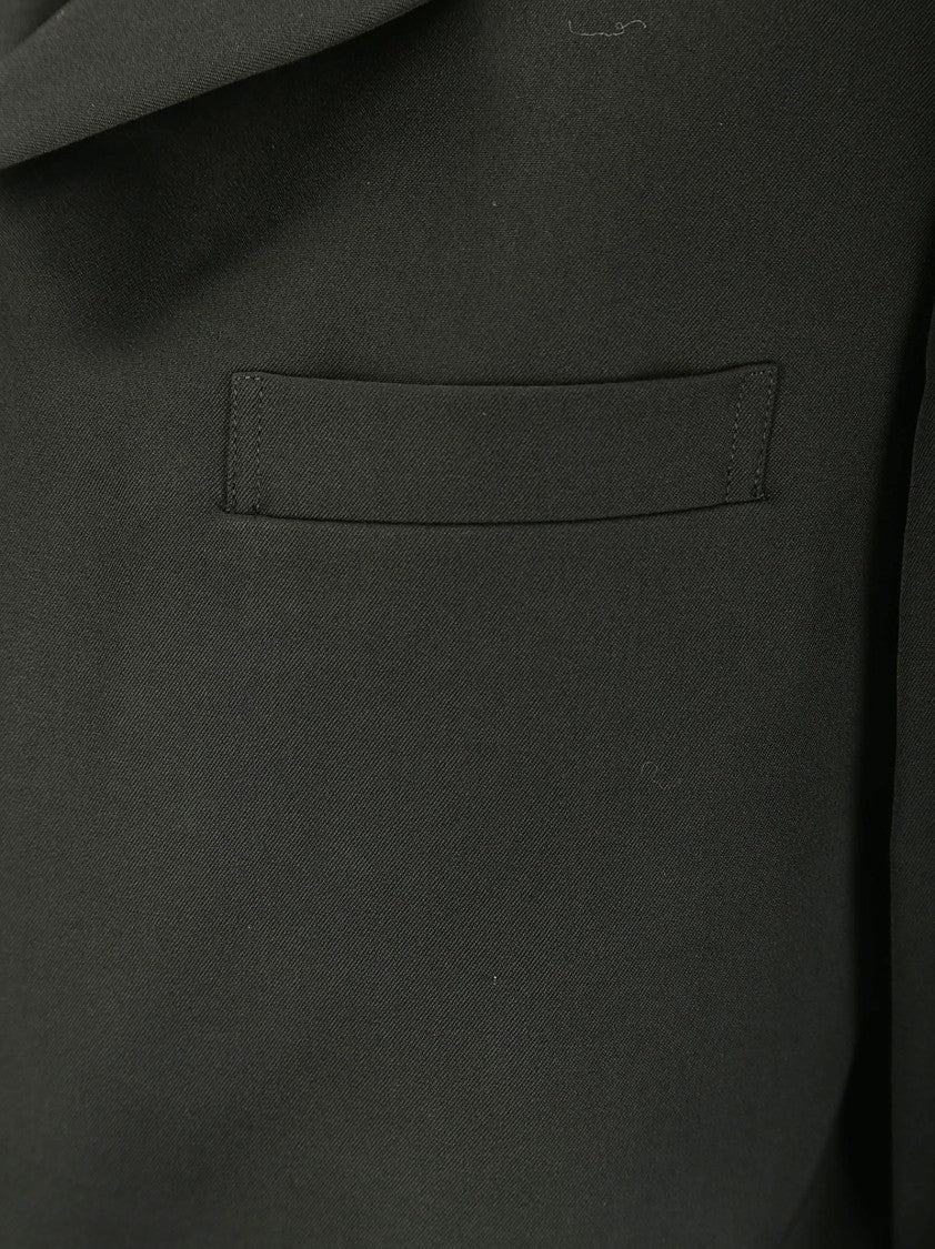 Comme Des Garçons Single -Breasted Jacket With Structured Straps