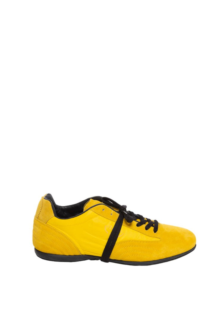 Pantofola D'oro Blue Suede Nylon Vibram Sole Sneakers