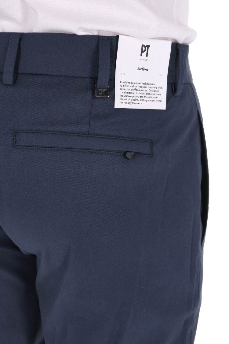 Pt Torino Epsilon Fit Stretch Jersey Trousers