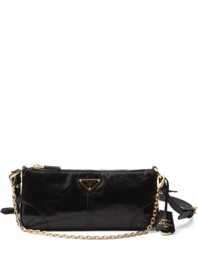 Prada Re-Edition 2002 Medium Leather Shoulder Bag