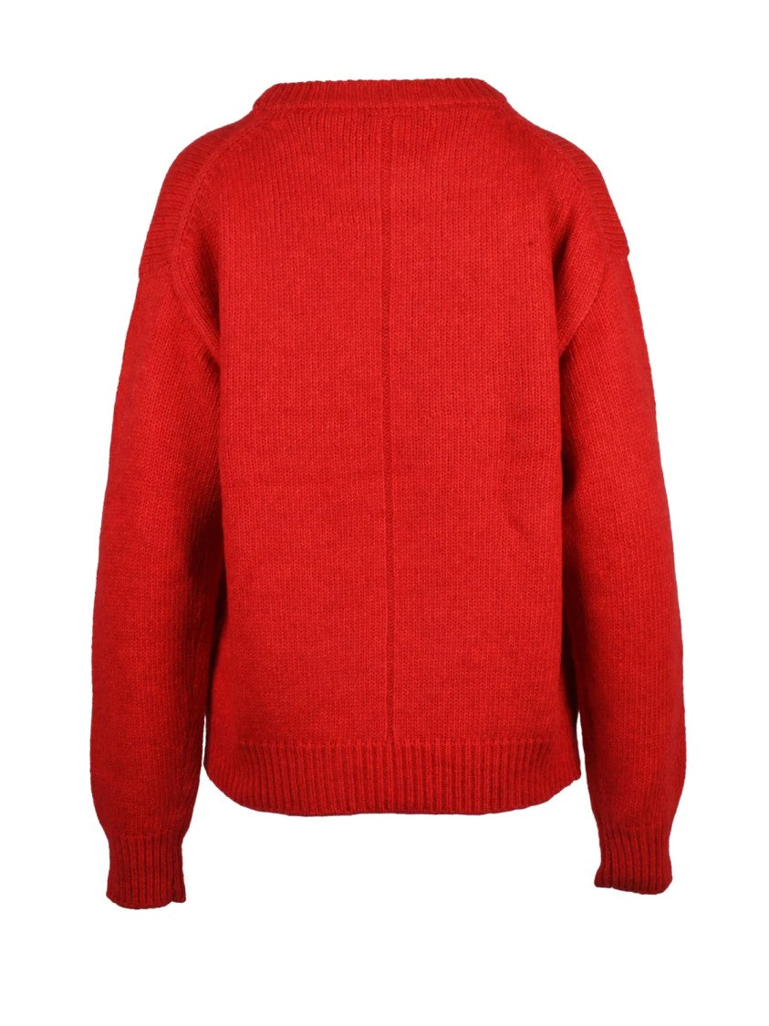 Add Crewneck Sweater With Soft Knit Texture And Ribbed Detailing