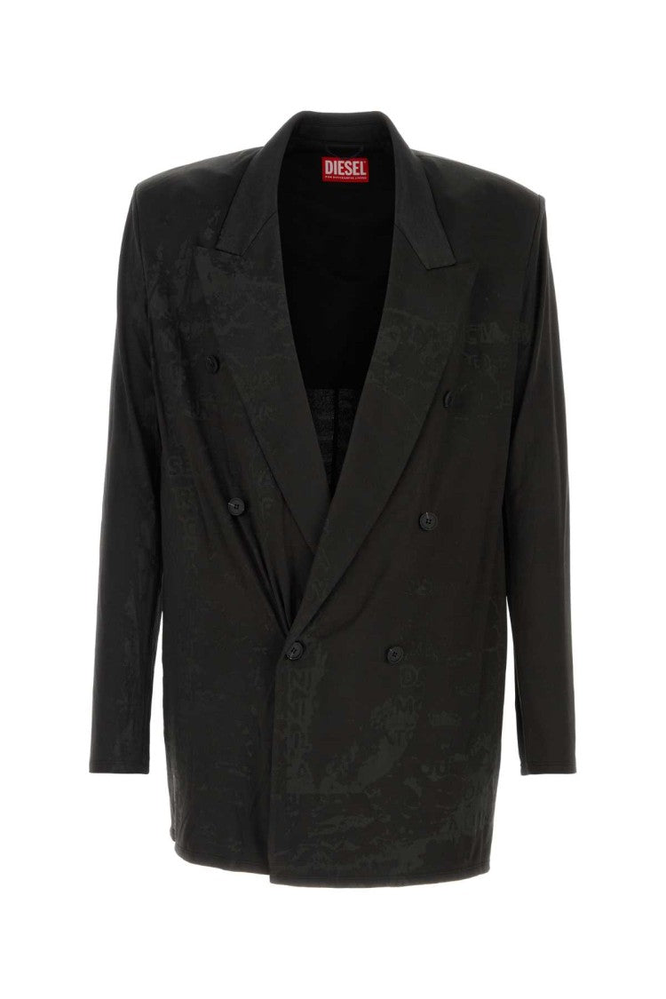 Diesel Black Stretch Acetate J-Pekka Blazer