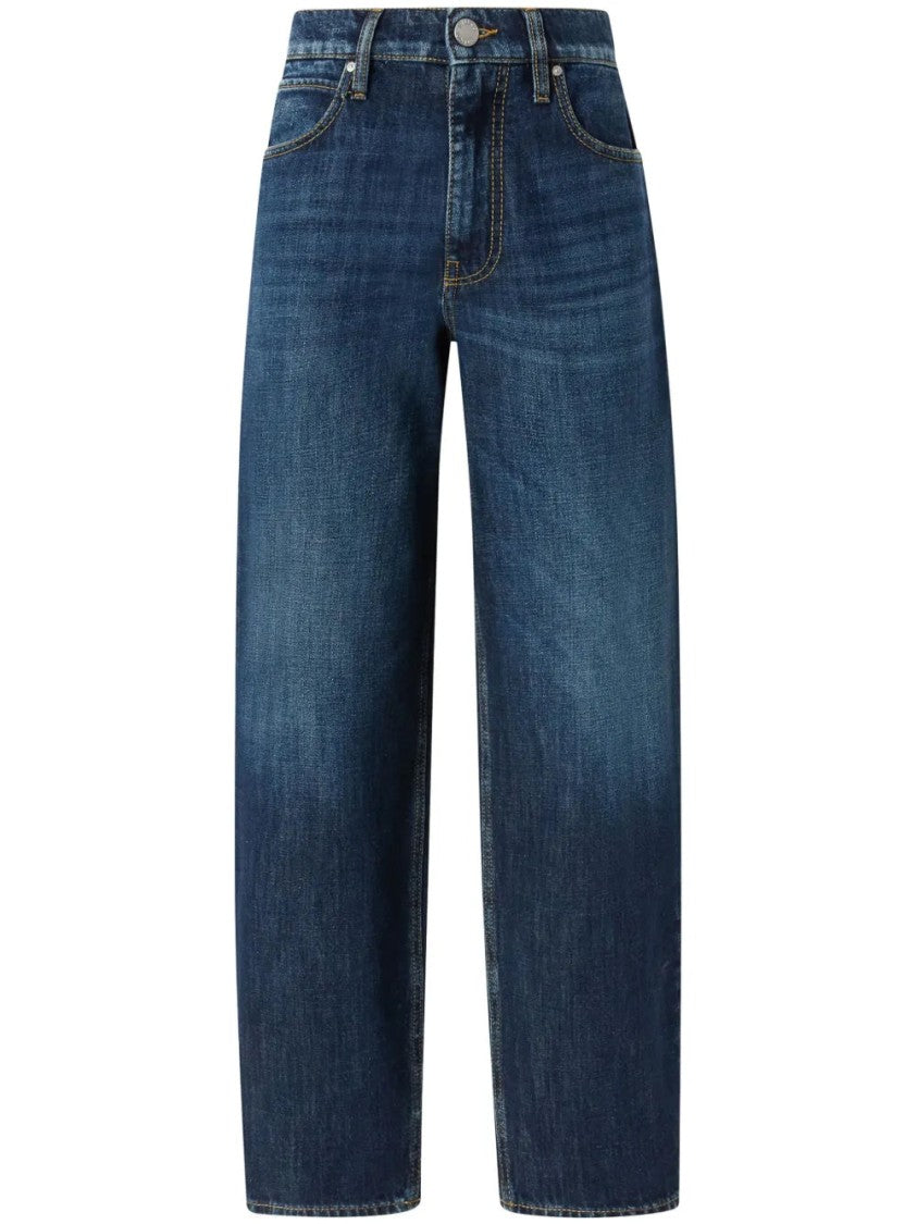 Pinko High-Waisted Straight Jeans
