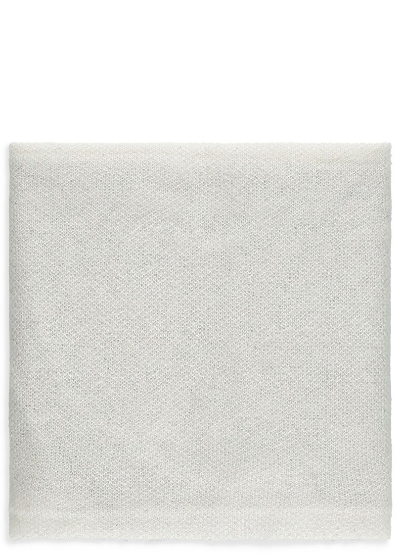 Fabiana Filippi Gradient Sequined Scarf In Grey And Ivory