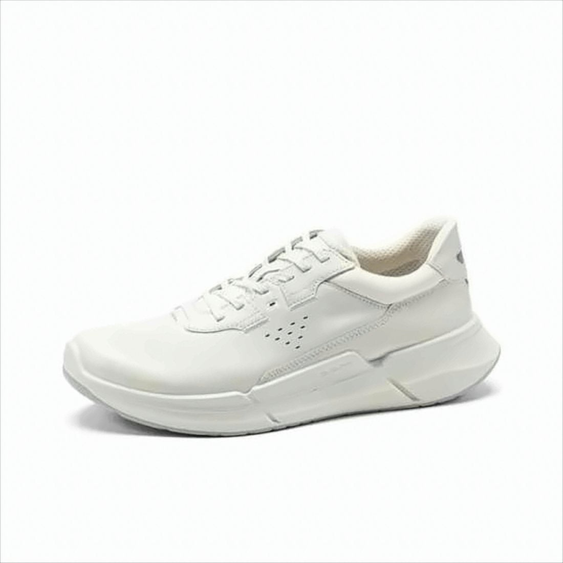 Ecco Minimalist White Leather Sneakers