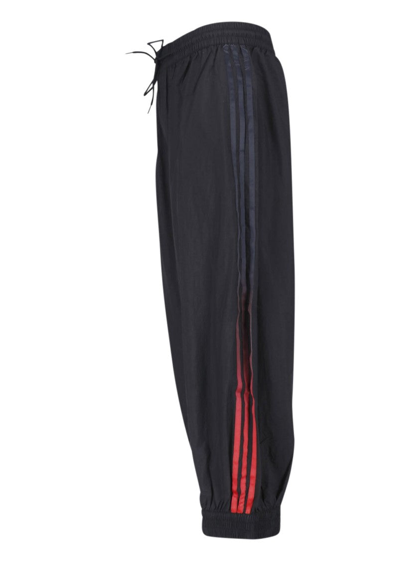 Y-3 Black Gradient 3 Stripes Wide-Leg Pants