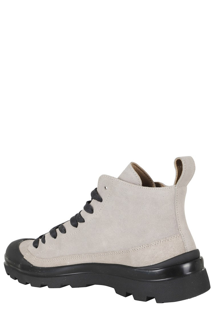 Panchic Edge Hydro Waxed Suede Ankle Boots