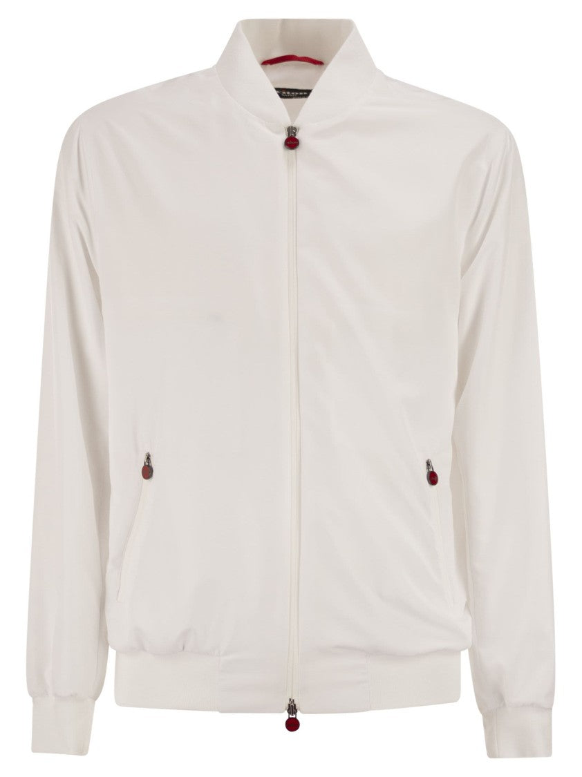 Kiton Sea - Bomber Jacket In Technical Fabric