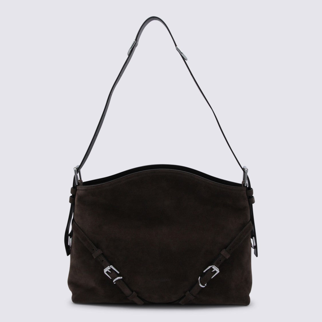 Givenchy Medium Brown Suede Shoulder Bag