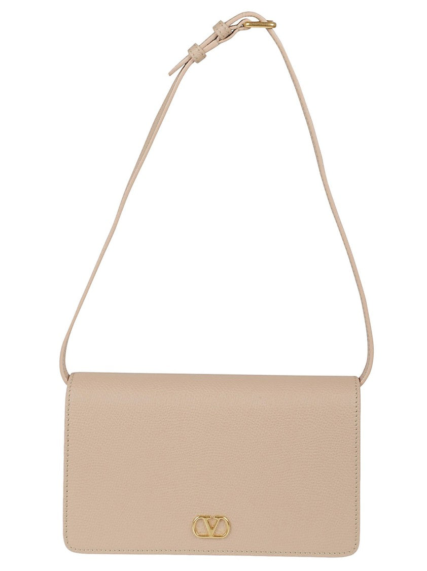 Valentino Garavani Rectangular Grained Calf Leather Handbag