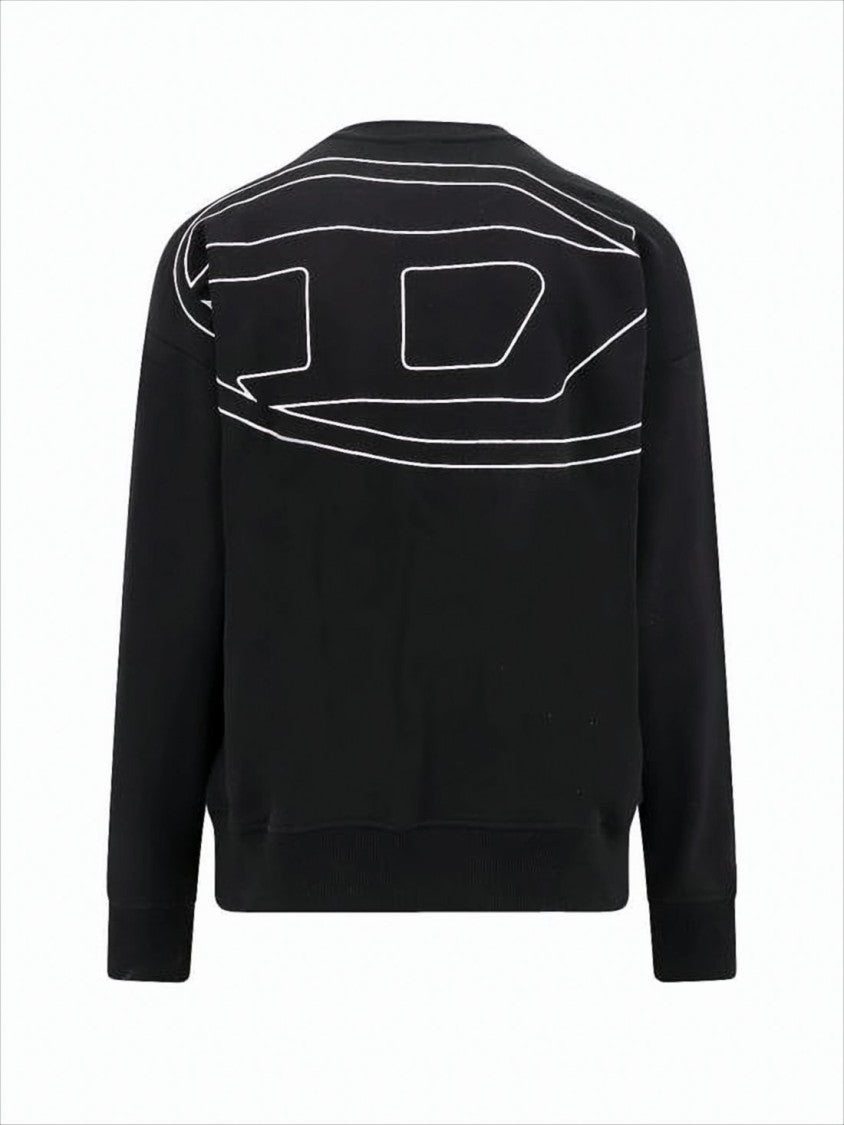 Diesel Long-Sleeve T-Shirt With Subtle Logo And Bold Graphic Design