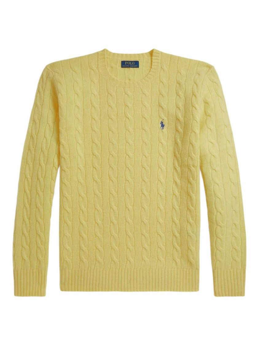 Polo Ralph Lauren Cable-Knit Sweater With Classic Crew Neckline