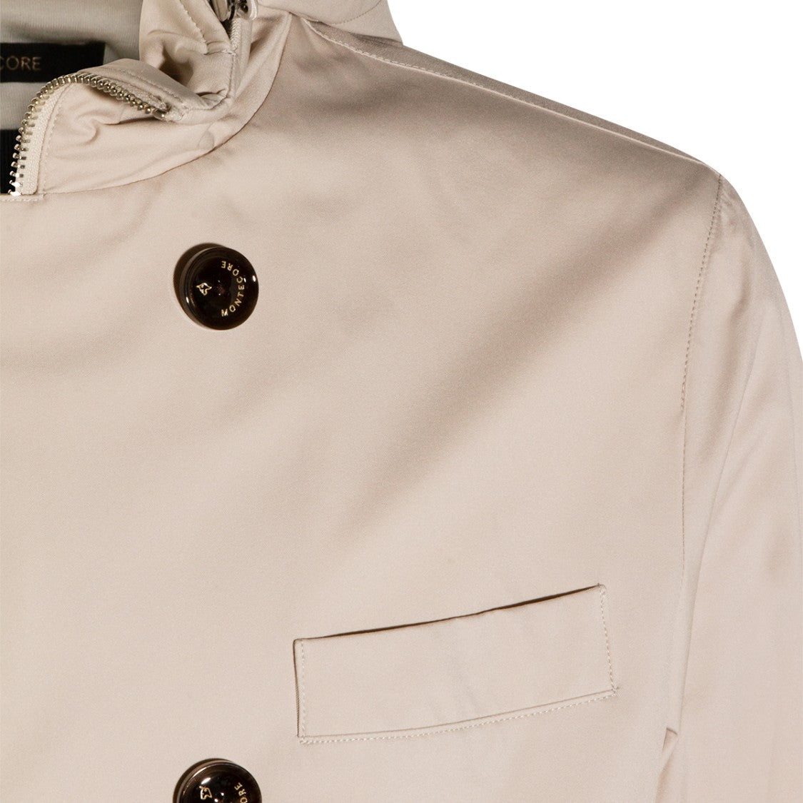 Montecore Double-Breasted Men's Coat With Hood