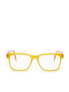 Moli@Limo Bold Rectangular Optical Frames In Vibrant Yellow And Orange