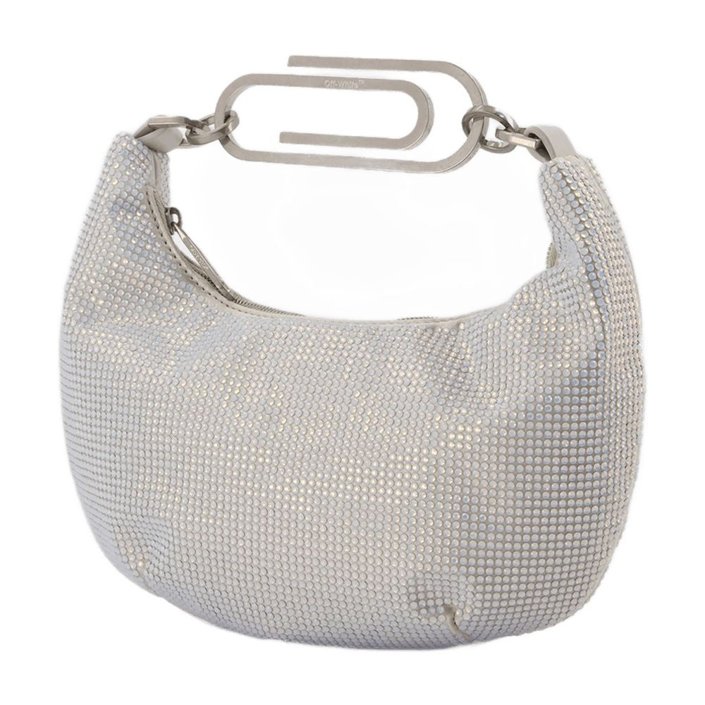 Off-White Binder Clip 20 Bag In Strass / Blue