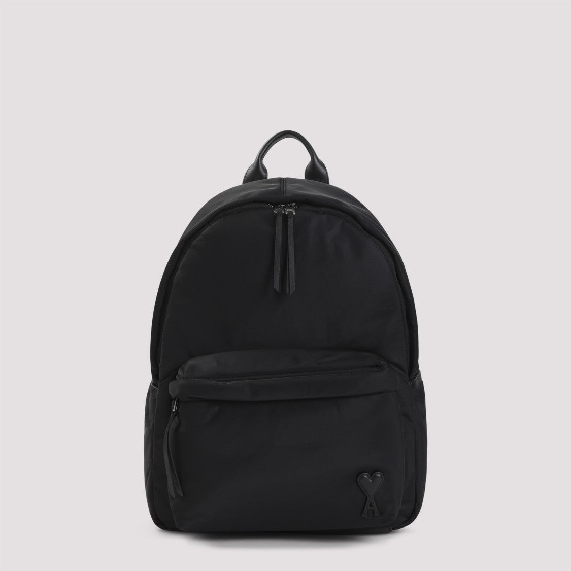 Ami Paris Marcel Backpack With Dual Zipper Closure