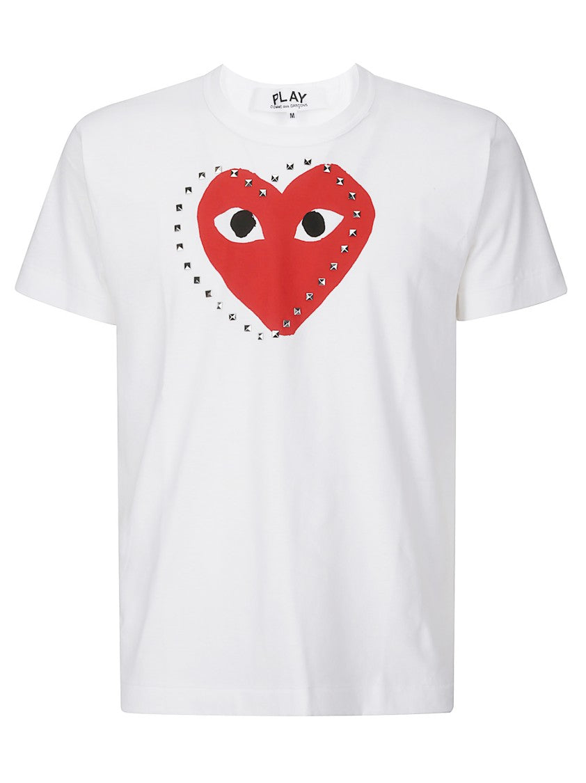 Comme Des Garçons Stud Logo T-Shirt