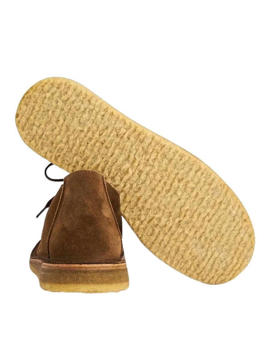 Astorflex Brown Suede Loafers With Lace-Up Design