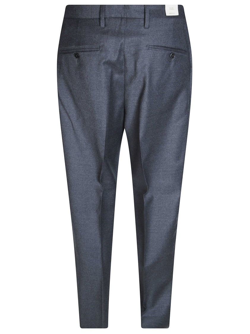 Briglia Flannel Pleated Tailored Formal Pants