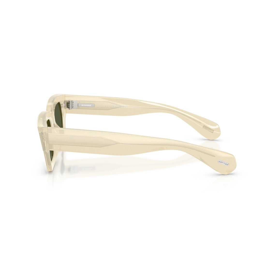 Oliver Peoples 0Ov5612su  Bold Rectangular Frame Sunglasses With Dark Green Lenses