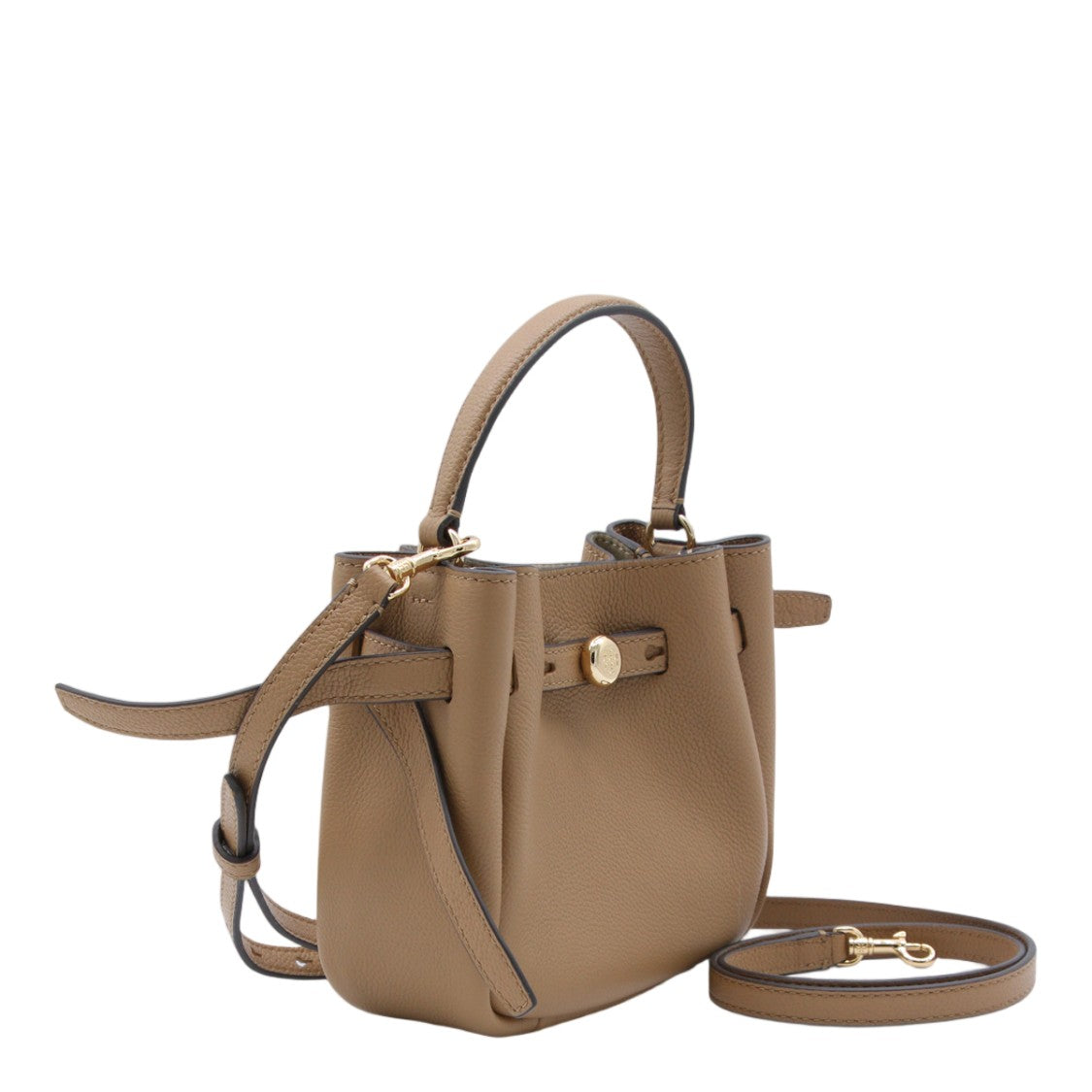 Tory Burch Structured Textured Leather Handbag