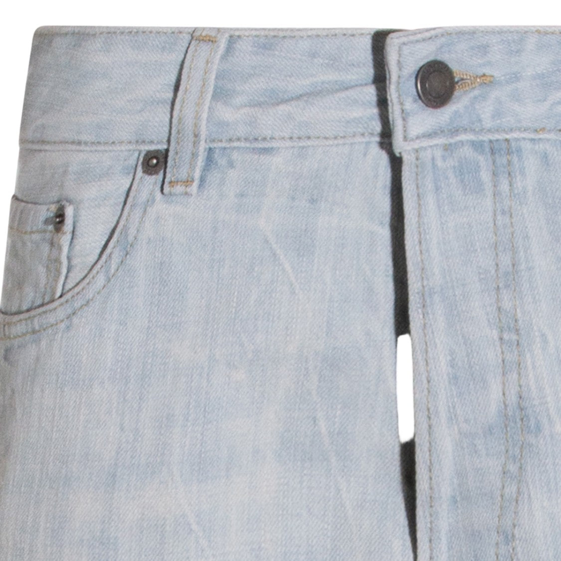 Haikure Mid-Rise Straight-Leg Jeans With Classic Five-Pocket Design