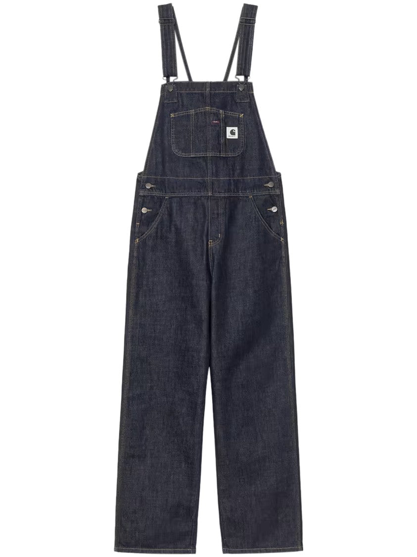Carhartt Wip Straight-Cut Denim Overall With Adjustable Straps