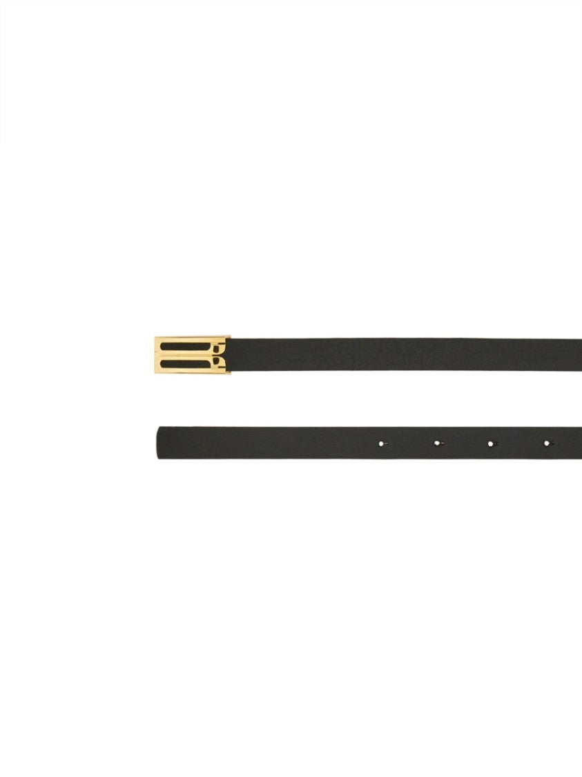 Victoria Beckham Micro Frame Narrow Minimalist Belt