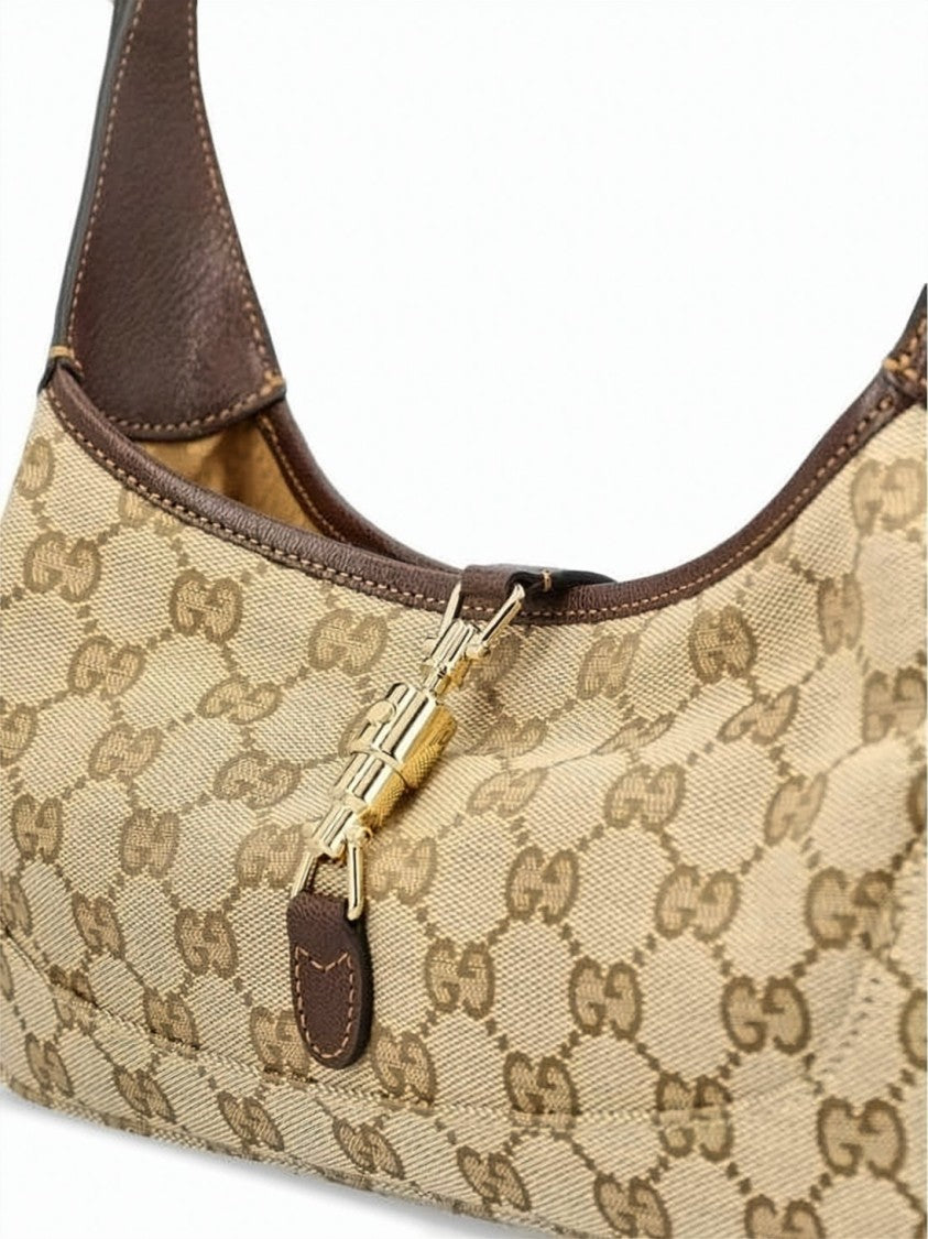 Gucci Monogram Canvas Slim Shoulder Bag