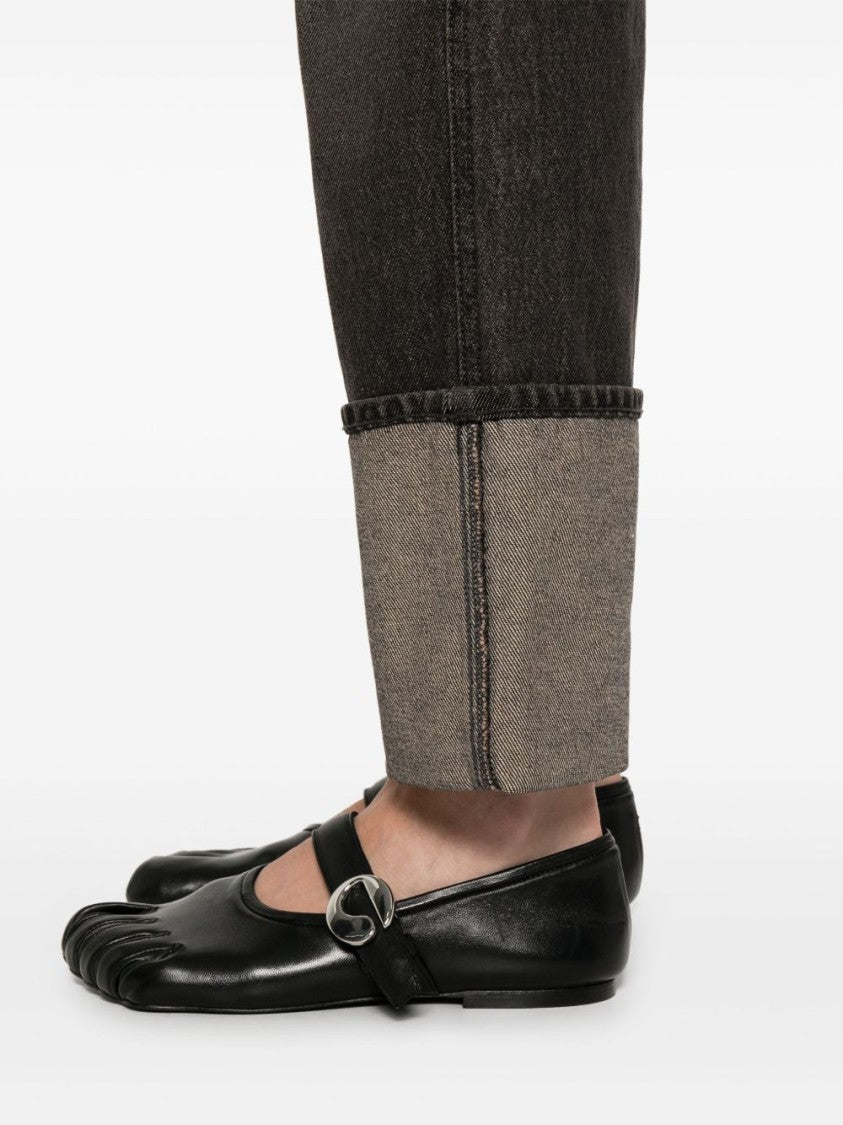 Coperni Classic Five-Pocket Trousers With Logo-Buckle Detail