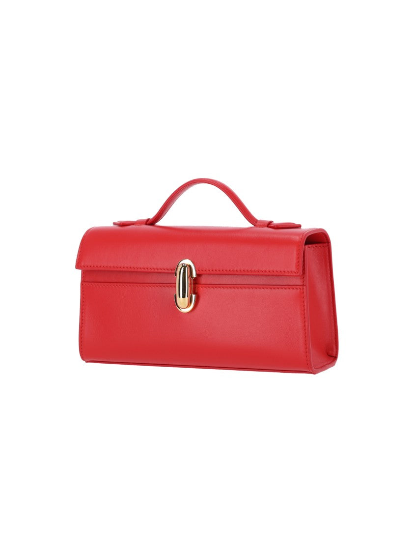 Savette "Symmetry" Clutch Bag Red