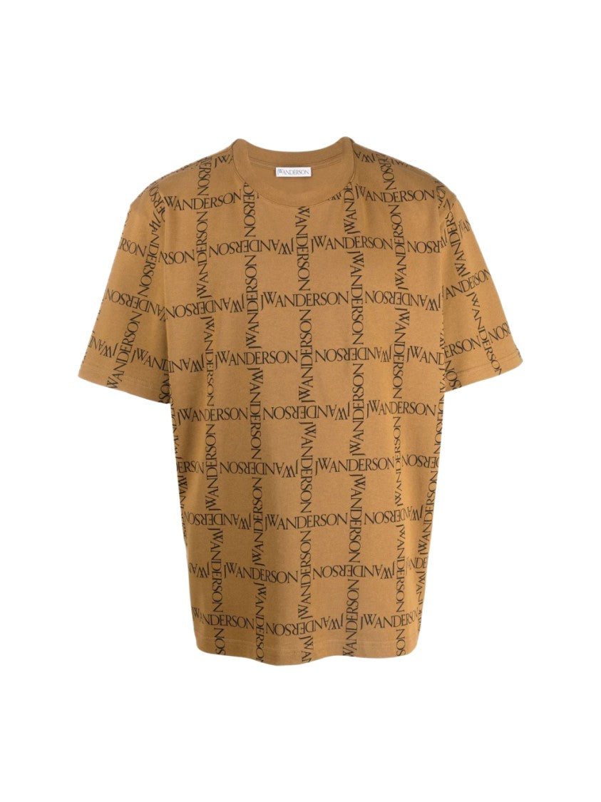 J. W. Anderson All Over Logo Oversize T-Shirt