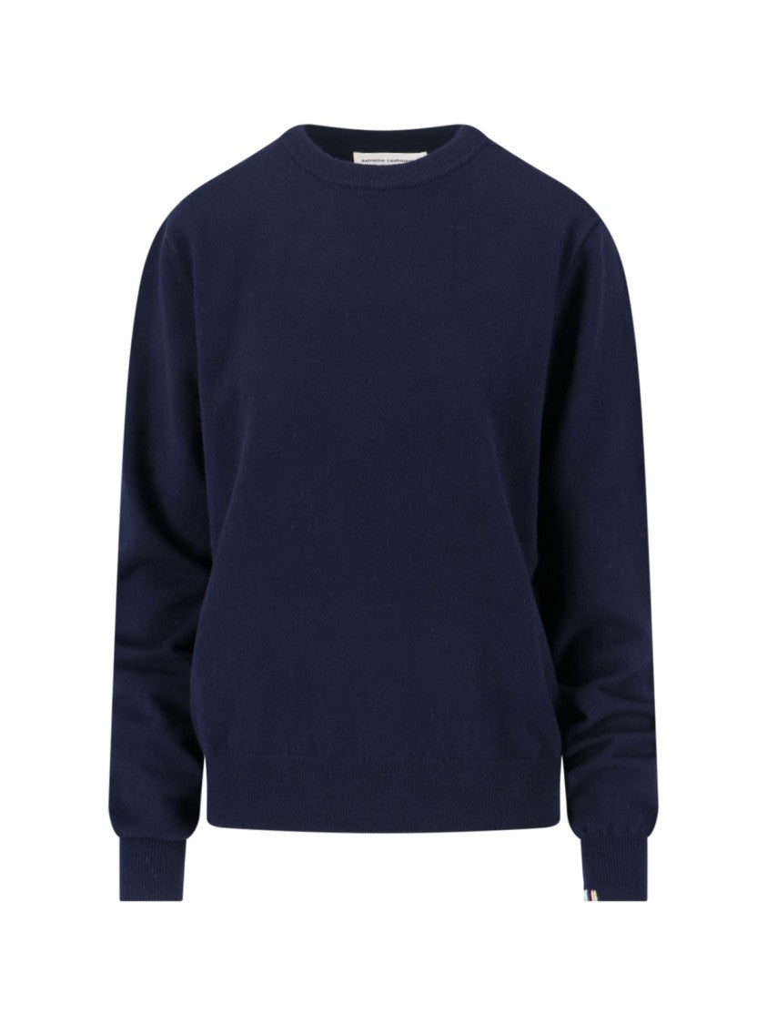 Extreme Cashmere N°36 Be Classic Sweater – Navy Blue
