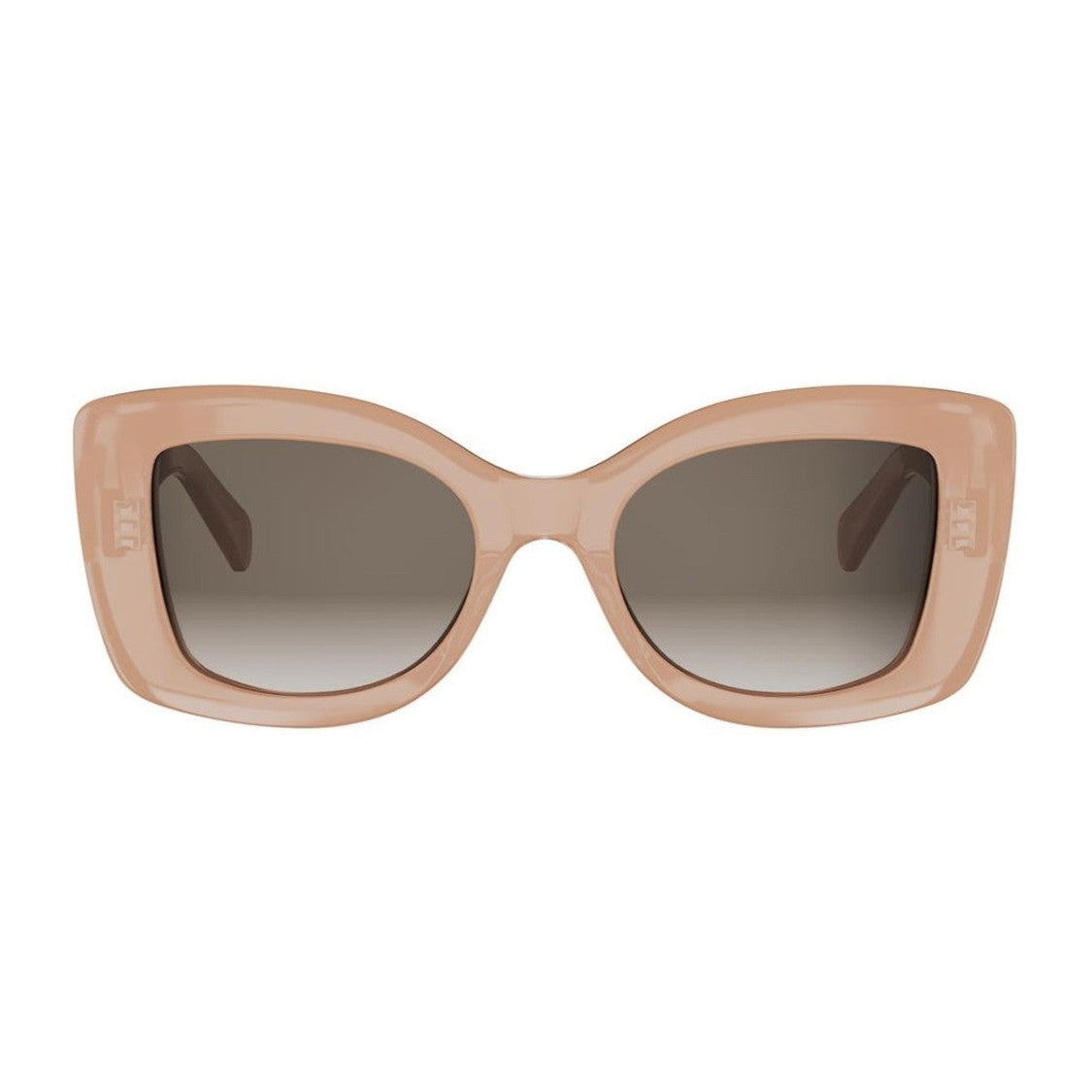 Celine Nude Pink 3 Dots Cl40324u Acetate Butterfly Sunglasses