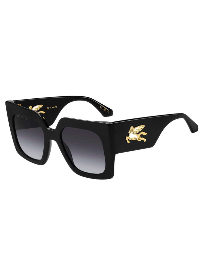Etro Oversized Cat-Eye Sunglasses With Geometric Frame And Gradient Lenses